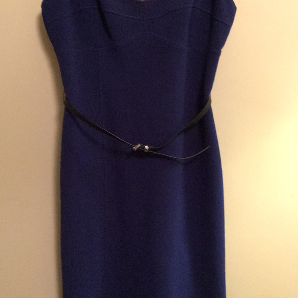 Micheal Kors royal blue spaghetti strap dress